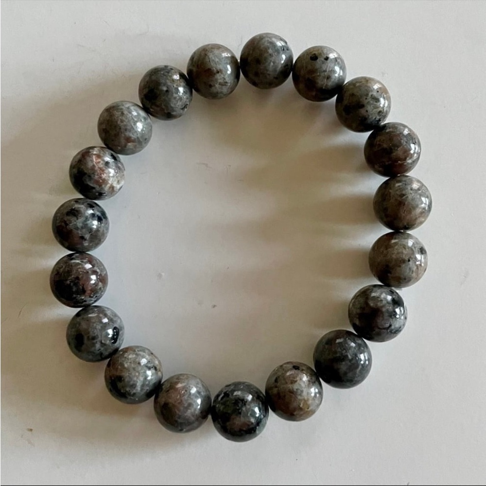 Yooperlite Stone Stretch Bracelet ~ 10mm Beads